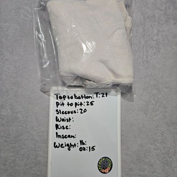 Old Navy Womens Bobble Tight Knit Polka Dot Ivory Sweater Size XLP Coquette - Picture 5 of 5